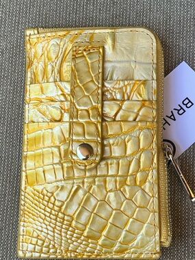 NWT Brahmin LENNON in YELLOW LEMON Wallet